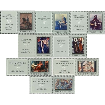 1717-1724 Malarstwo polskie z przywieszką z lewej strony